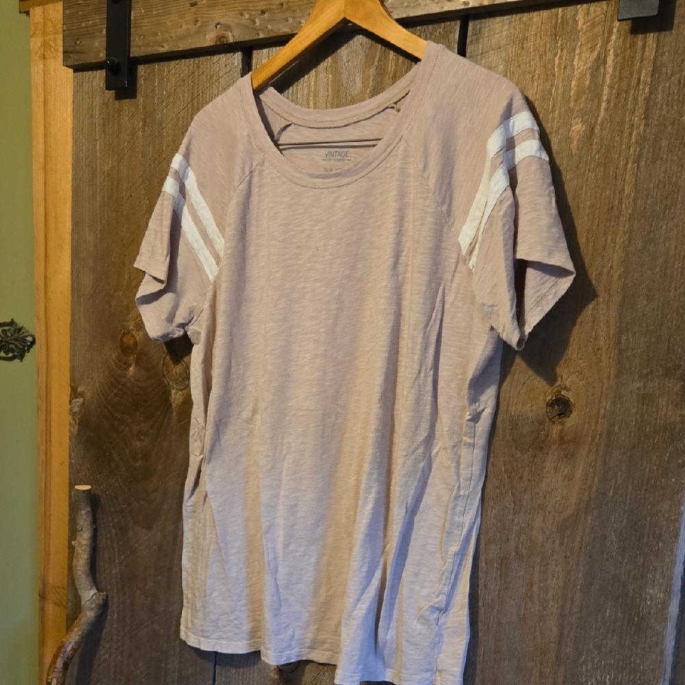 Torrid Vintage Beige Slub Jersey Top